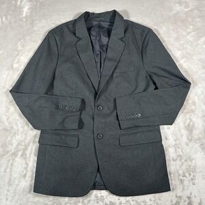 Bluffworks Gramercy Travel Blazer Men's Size 40R Slim Fit Navy Blue Zip Pockets